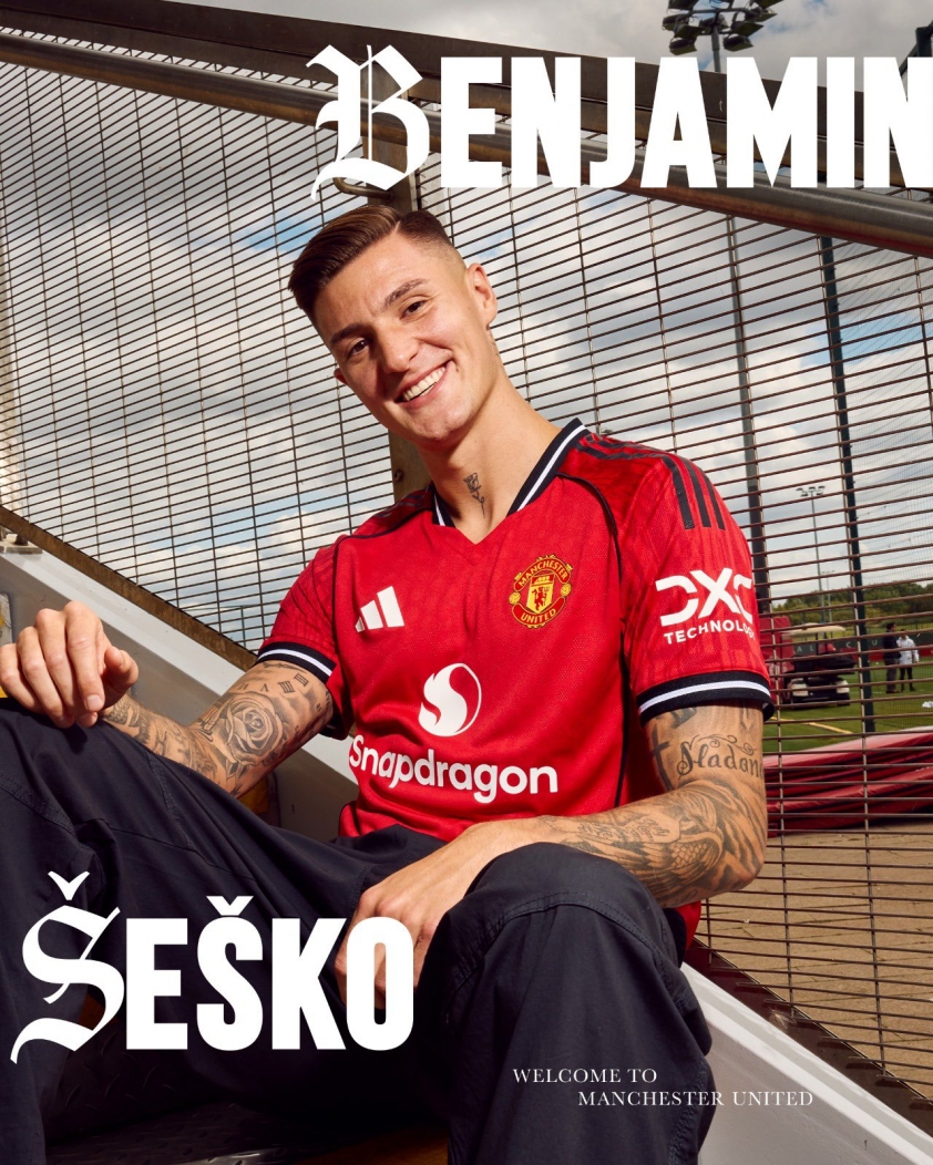 Sesko trong màu áo Man United
