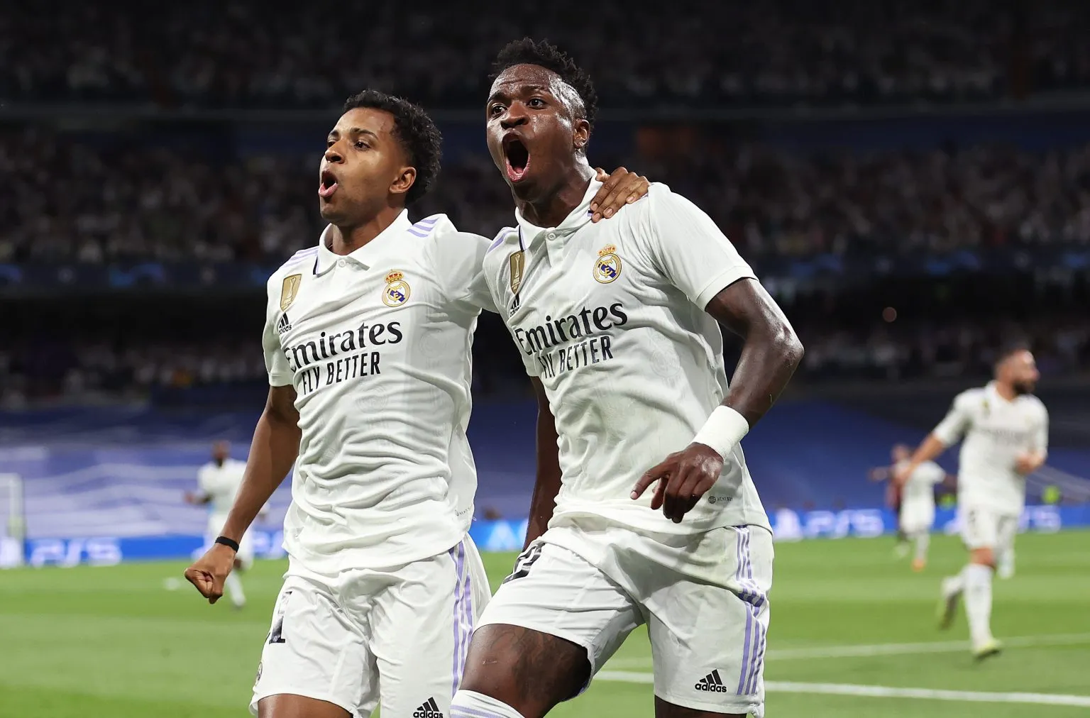 Rodrygo và Vinicius cạnh tranh vị trí đá chính tại Real Madrid