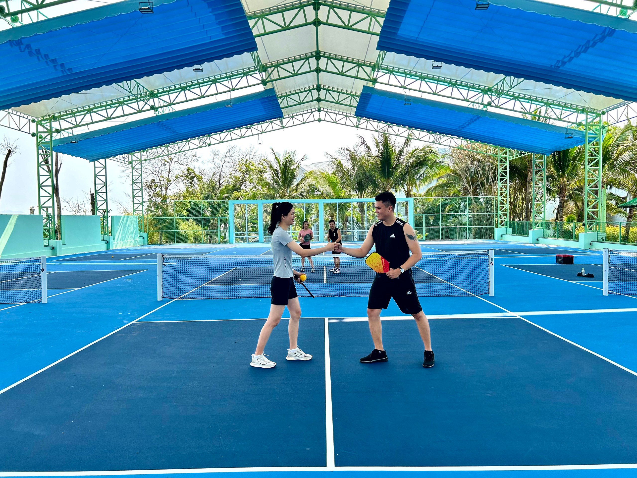 Hình ảnh người chơi Pickleball