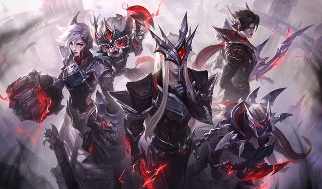 Trang phục T1 2024 phong cách dark fantasy