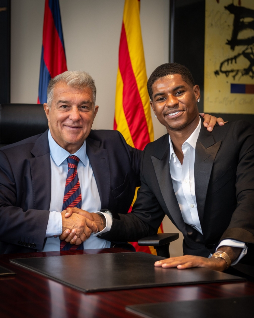 Rashford trong màu áo Barcelona