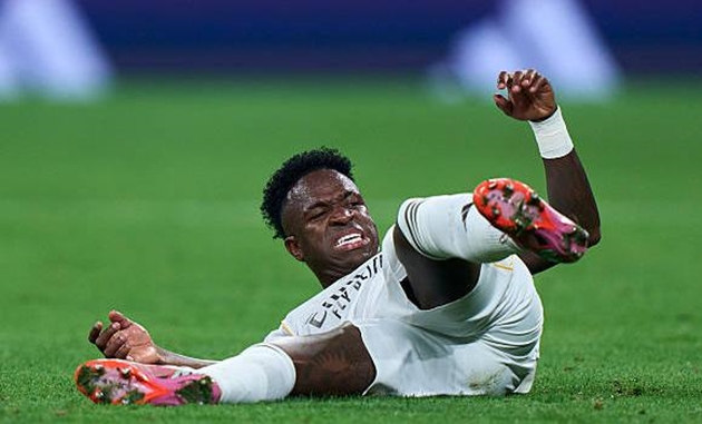 Vinicius Junior trong giai đoạn phong độ sa sút