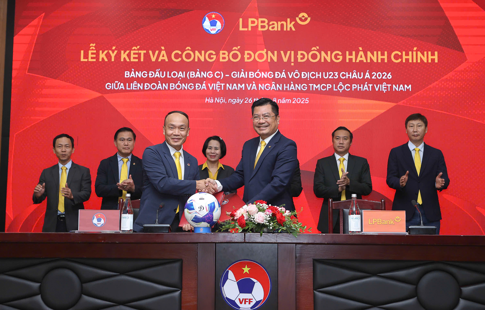 Lễ ký kết hợp tác giữa VFF và LPBank