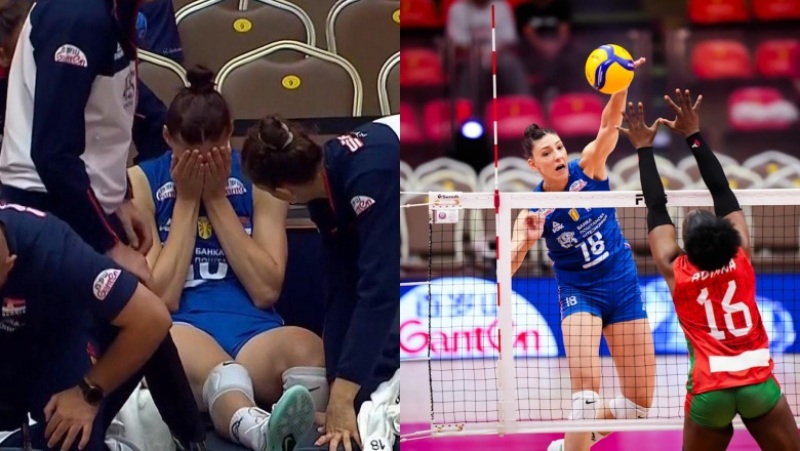 Chấn thương của Tijana Boskovic ở giải bóng chuyền Vô địch thế giới 2025 nghiêm trọng thế nào? - Ảnh 1