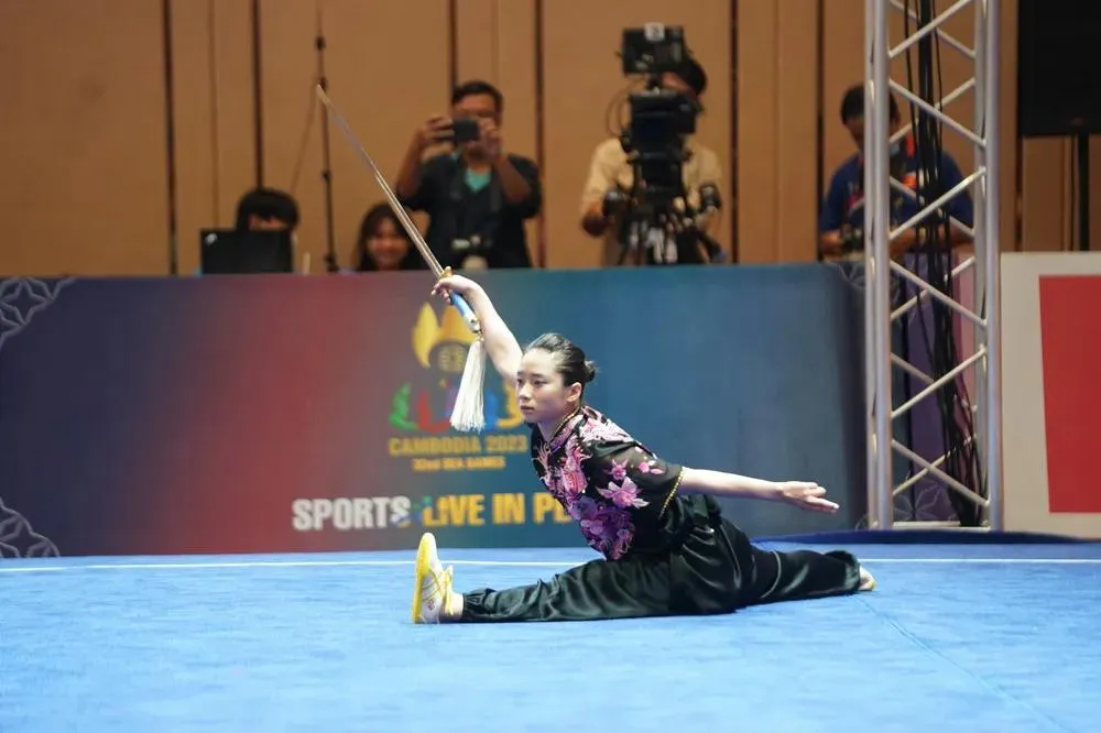 Dương Thúy Vi tại giải wushu thế giới