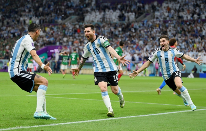 Messi ghi bàn thắng
