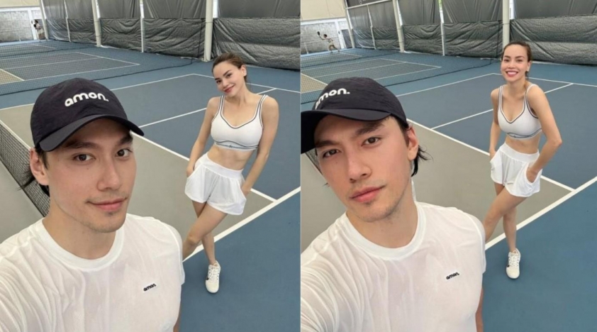 Hình ảnh Hồ Ngọc Hà tập pickleball