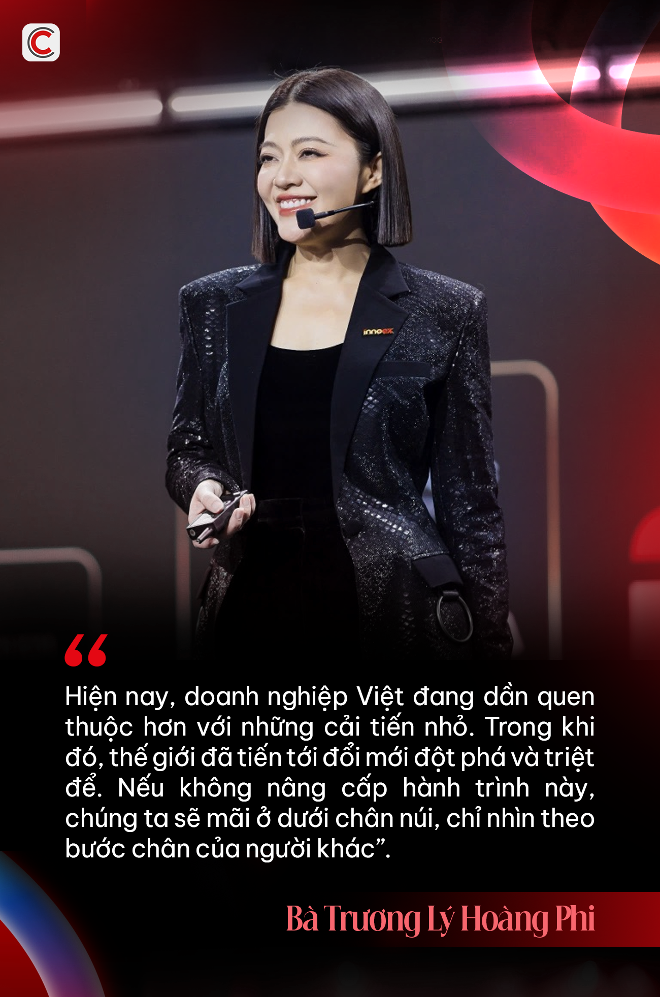 Bà Trương Lý Hoàng Phi chia sẻ về hành trình đổi mới sáng tạo