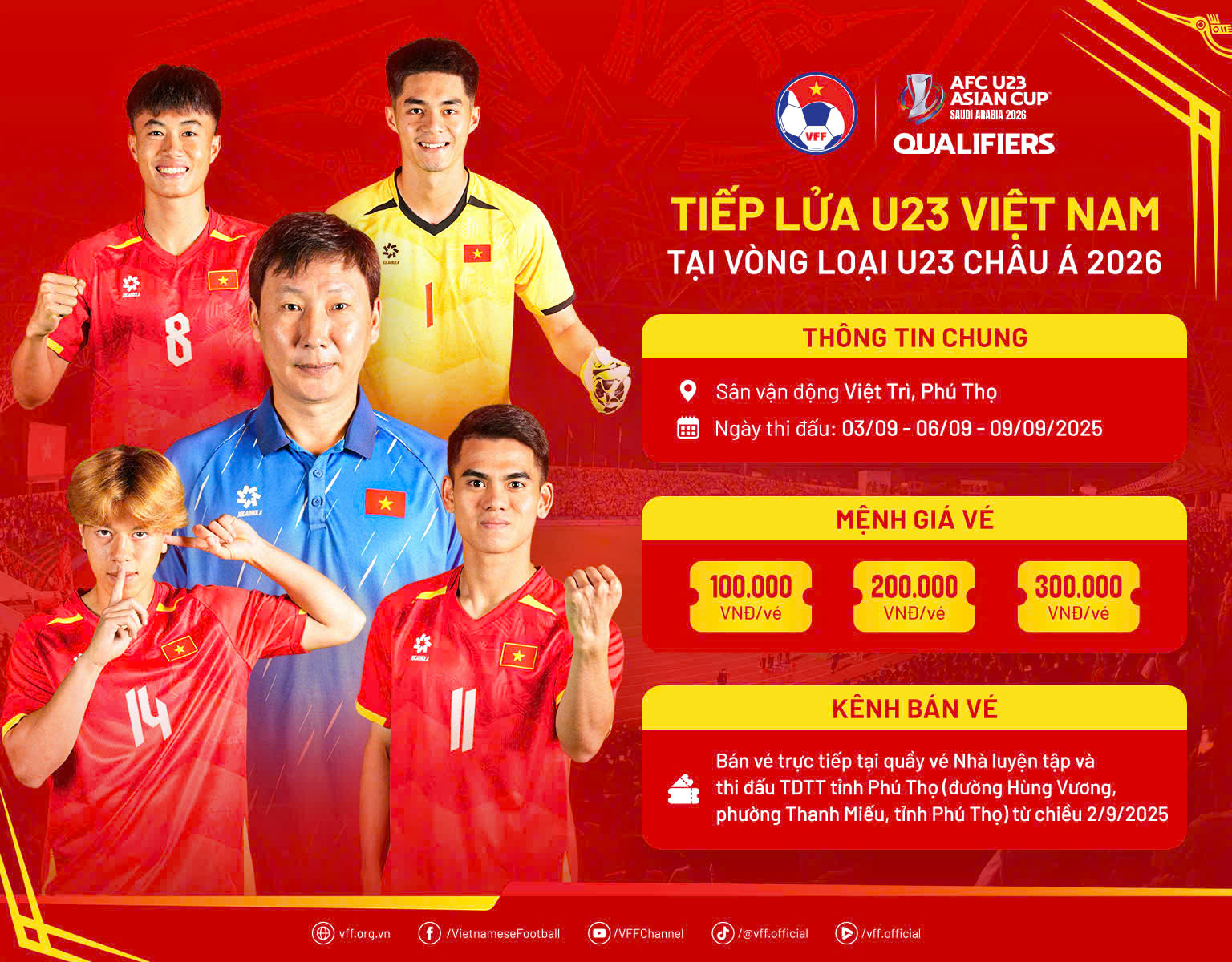 Huấn luyện viên Kim Sang-sik chỉ đạo đội tuyển U23