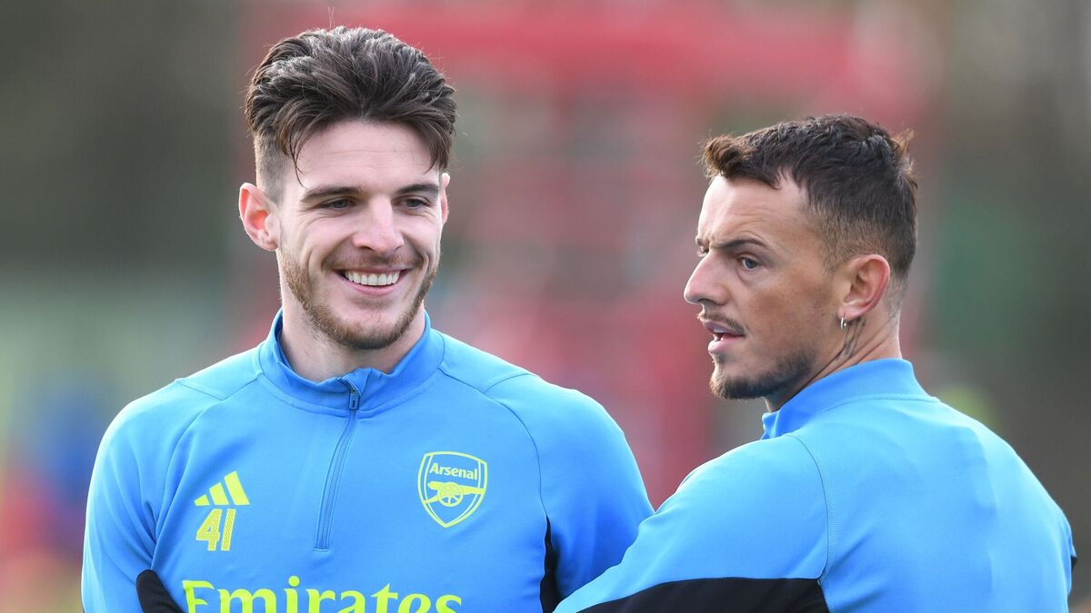 Declan Rice và Ben White cùng khoác áo Arsenal