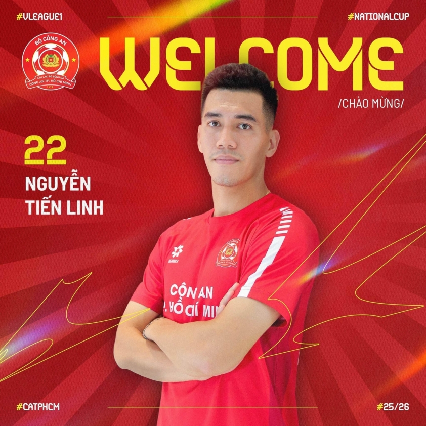 Tiến Linh gia nhập CLB Công an TP. HCM: Bước ngoặt lịch sử và tham vọng chinh phục V.League