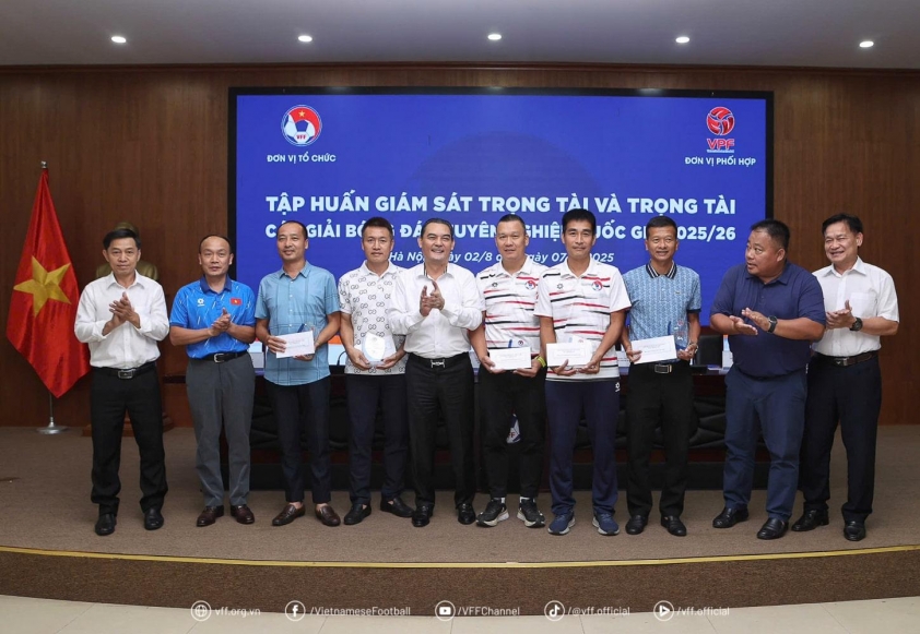LĐBĐ Việt Nam Tổ Chức Lễ Khai Mạc Chương Trình Tập Huấn Trọng Tài Mùa Giải 2025-2026