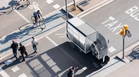 Xe điện eQuad chạy thử trên phố New York