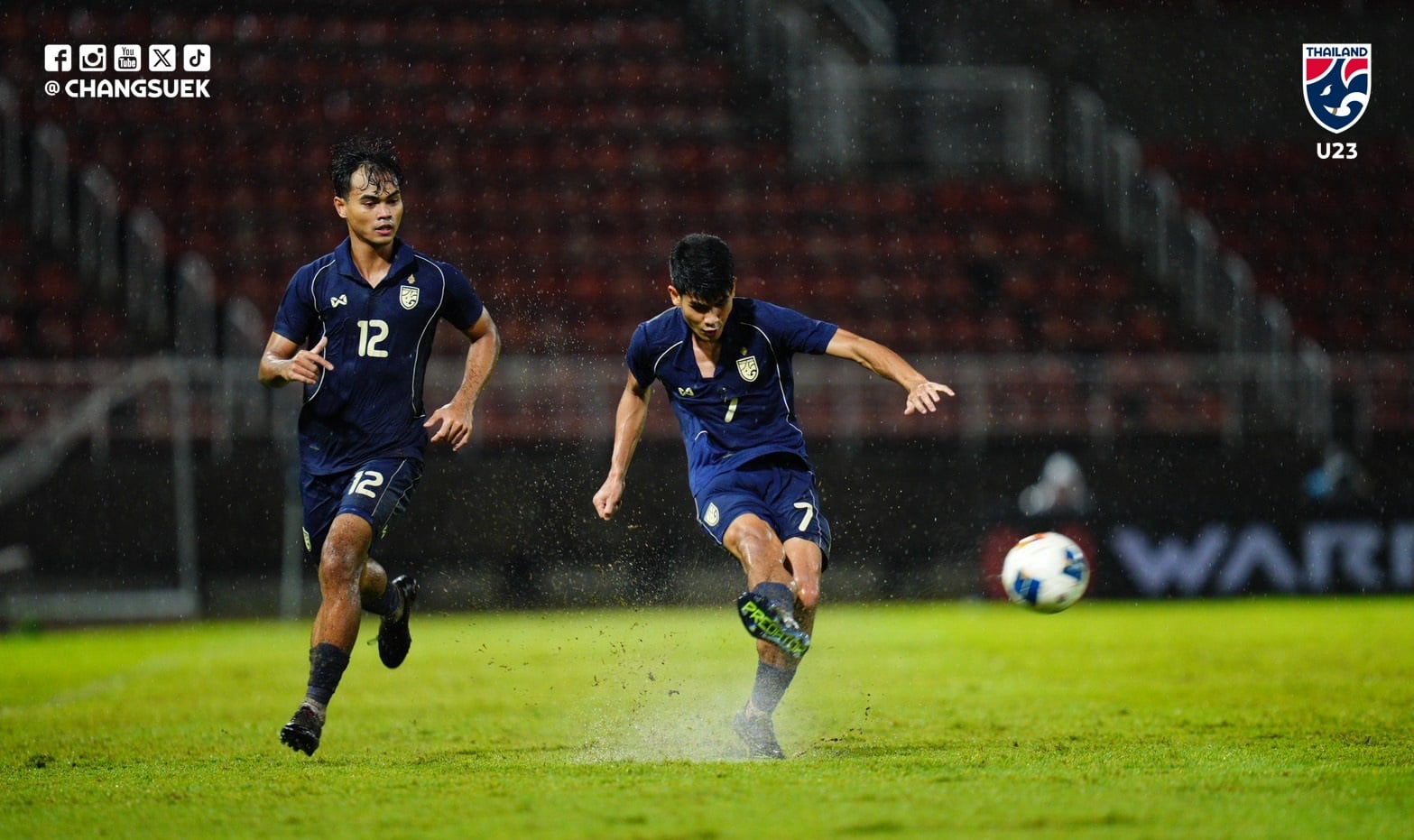 Kakana lập cú đúp cho U23 Thái Lan