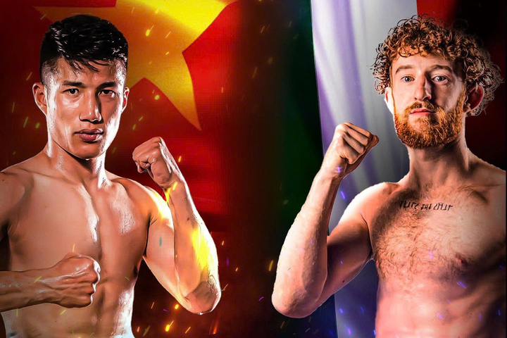 Trương Cao Minh Phát và Aaron Clarke trên sàn đấu
