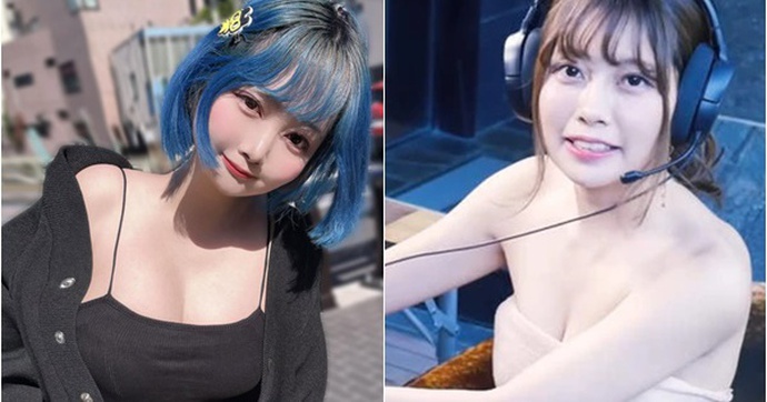 Nữ YouTuber gây sốt khi vừa ngâm mình trong onsen vừa chơi game