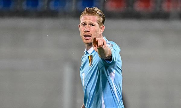 Kevin De Bruyne chưa hài lòng dù Bỉ thắng Liechtenstein 6-0