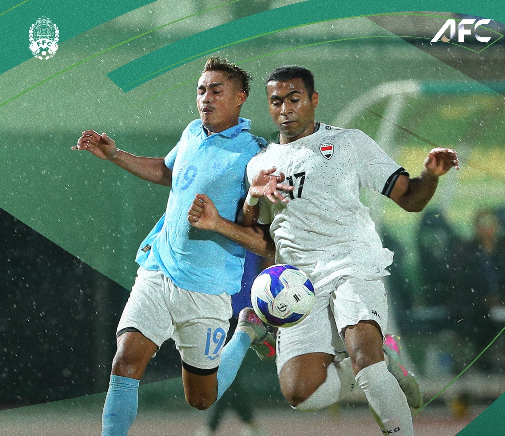 U23 Campuchia chơi đầy quyết tâm trước U23 Iraq