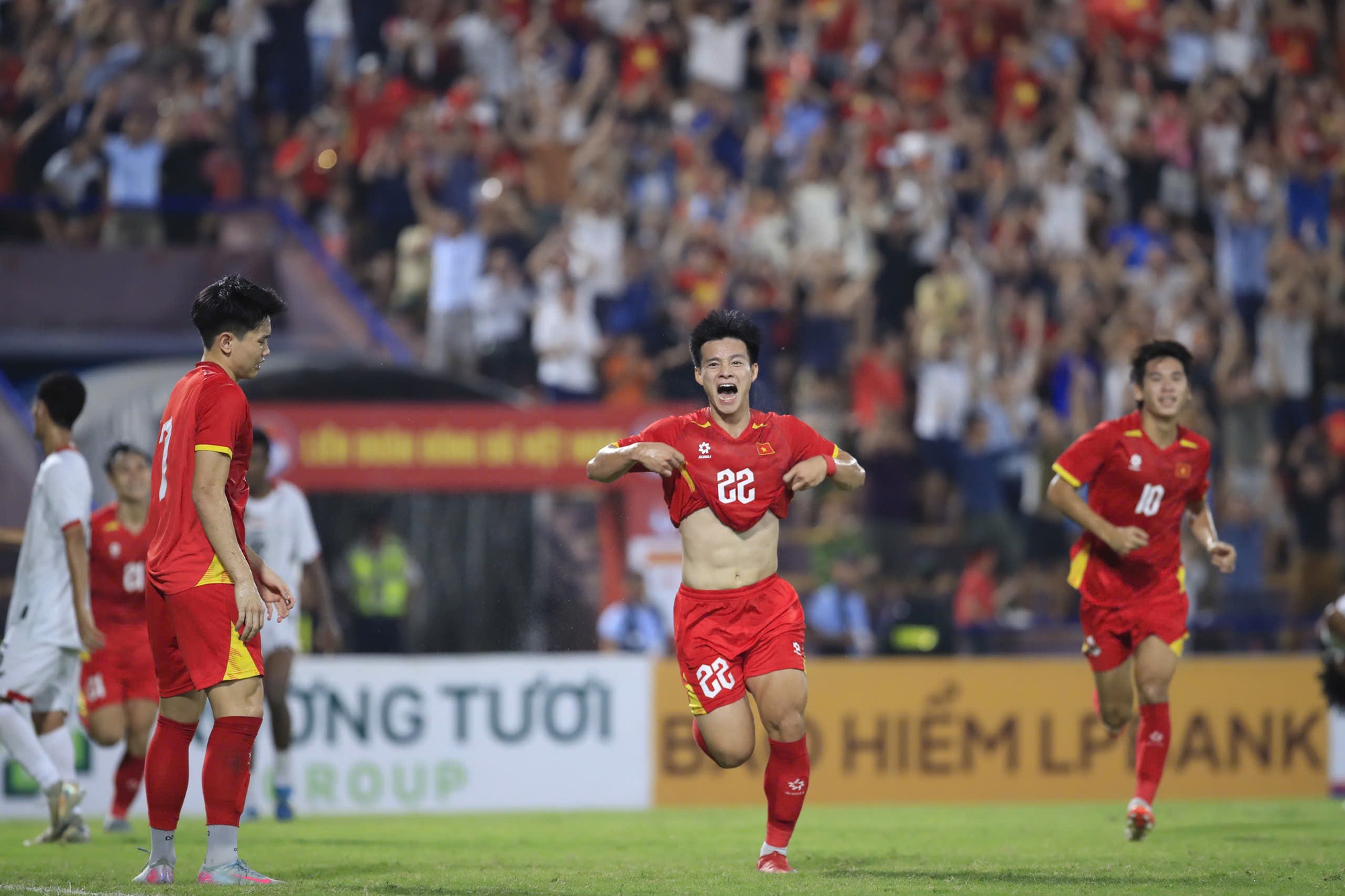 Thanh Nhàn số 22 ghi bàn cho U23 Việt Nam