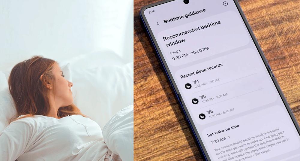 Tính năng Bedtime Guidance đưa ra khuyến nghị cá nhân hóa