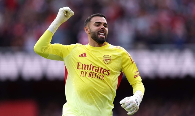 David Raya thi đấu xuất sắc tại Arsenal