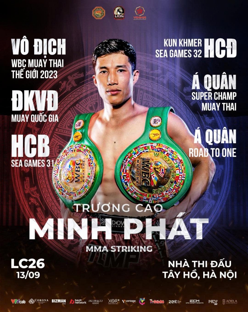 Siêu sao Muay Thái Việt Nam 'tham chiến' ở LION Championship