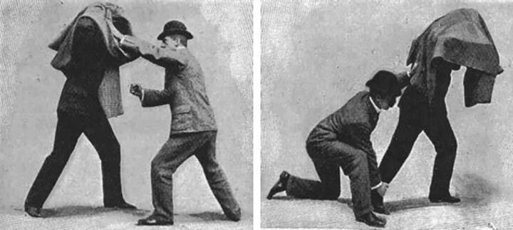 Áo khoác trở thành vũ khí tự vệ trong Bartitsu