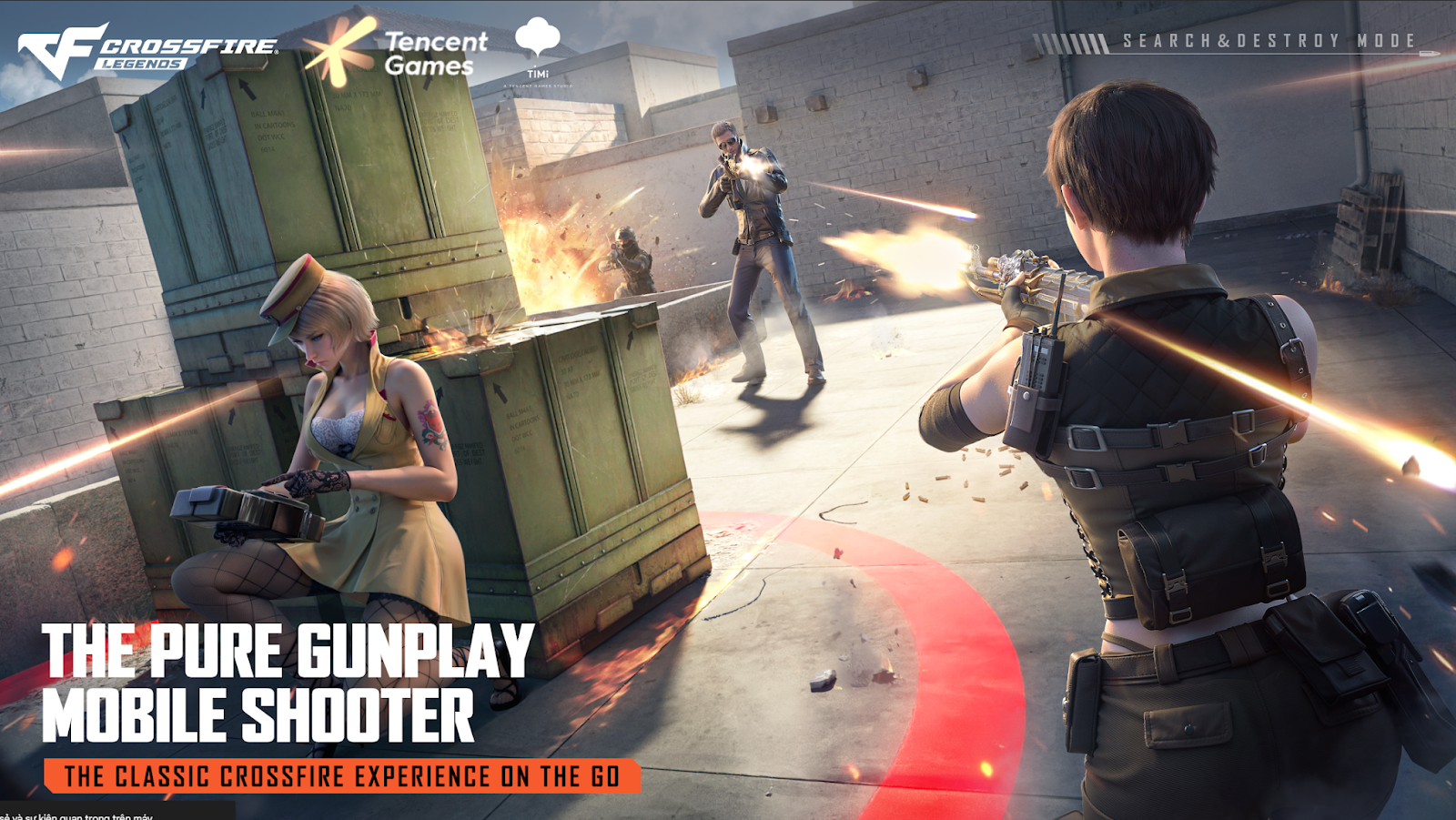 Nhà phát triển Crossfire Legends hợp tác