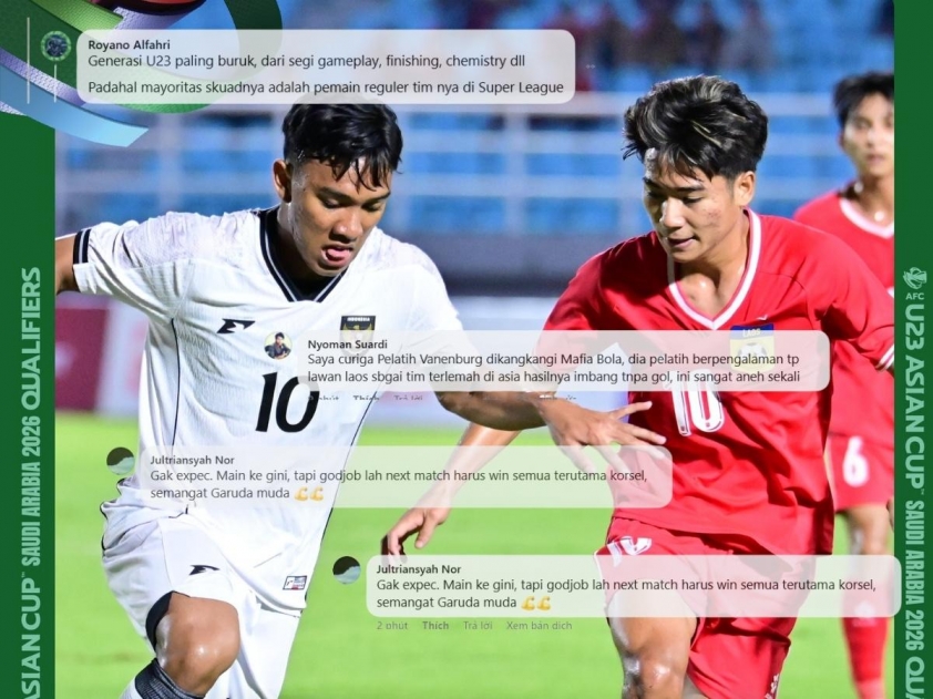 U23 Indonesia nhận chỉ trích lớn khi chỉ hòa U23 Lào