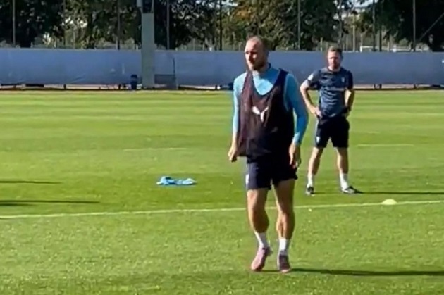 Christian Eriksen tập luyện cùng Malmo