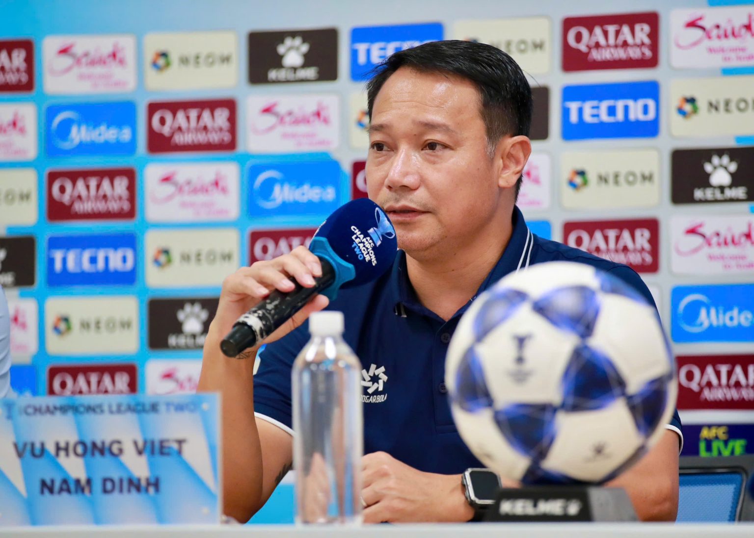 Ông Việt tự tin cùng Nam Định FC giành kết quả khả quan ở ngày ra quân AFC Champions League Two