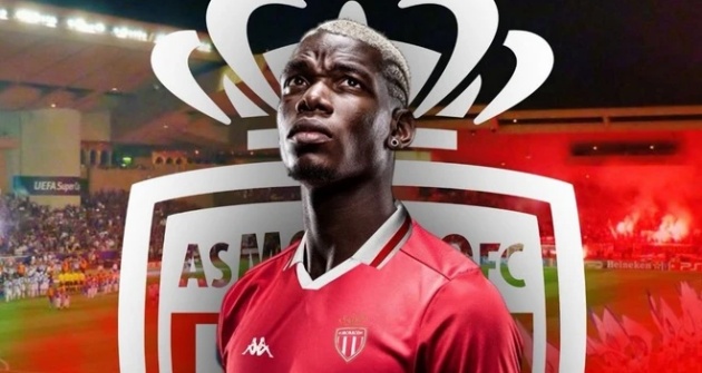 Pogba gia nhập AS Monaco hè 2025
