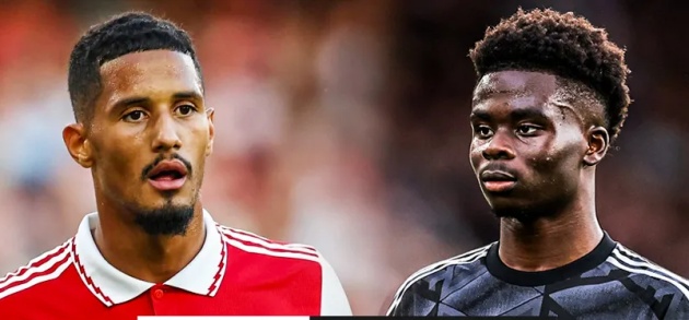 2 cầu thủ không thể thay thế trong đội hình Arsenal. Saka và Saliba - trụ cột không thể thay thế