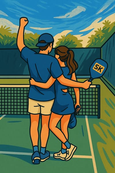 Ghen tuông vì pickleball - Ảnh 1.