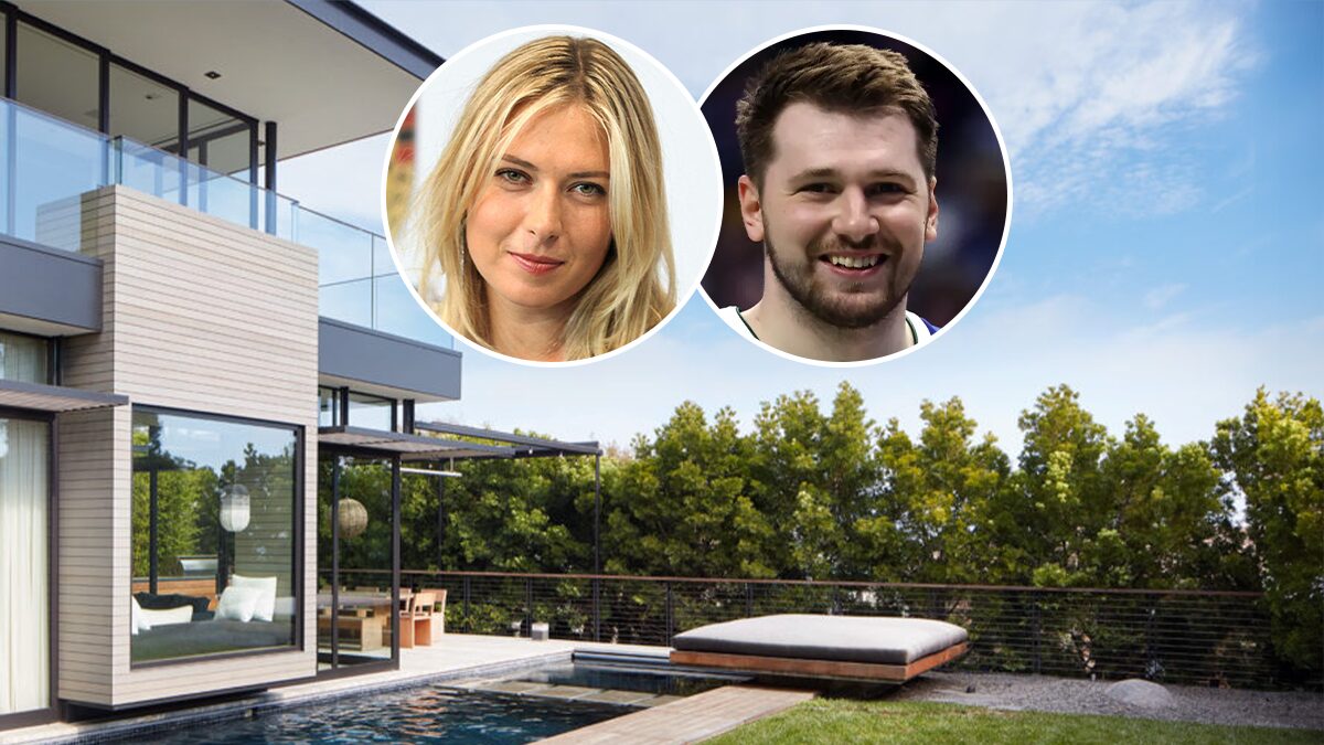 Luka Doncic bên biệt thự cũ của Maria Sharapova
