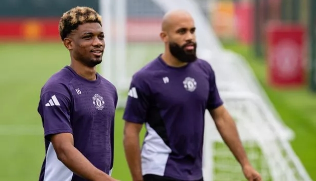 Bộ đôi tấn công Amad Diallo và Bryan Mbeumo