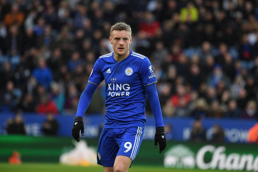 Jamie Vardy chỉ có một lần chạm bóng trong một trận