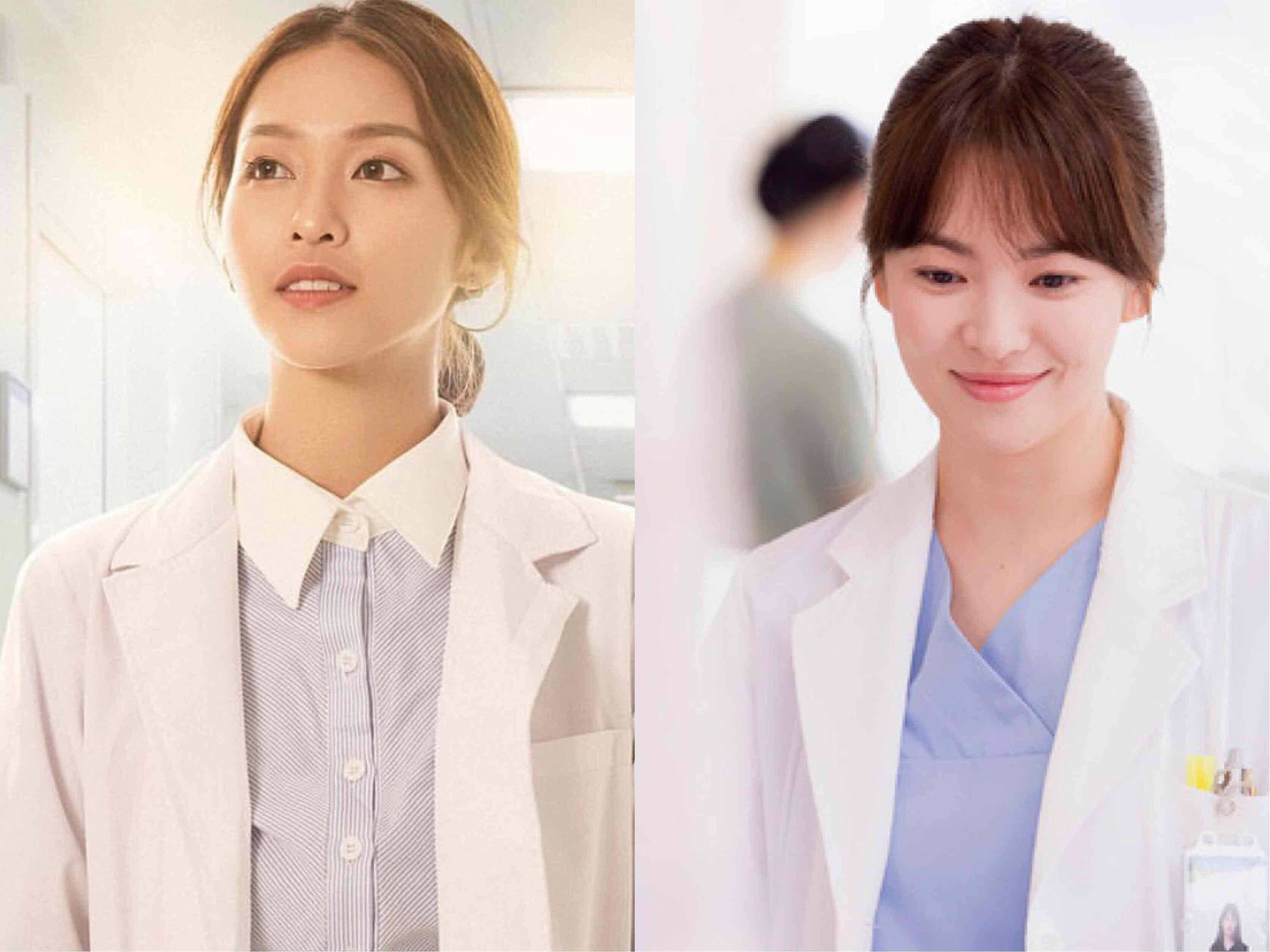 Khả Ngân trong tạo hình bác sĩ dịu dàng