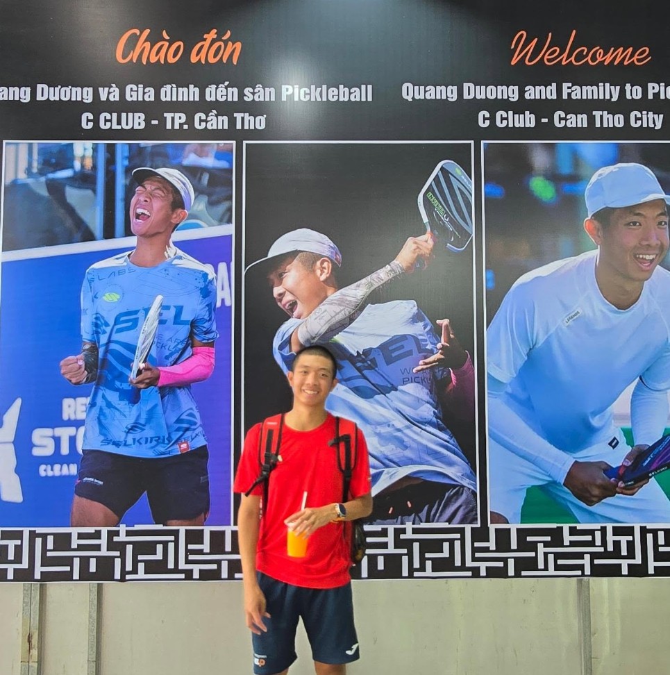 Quang Dương xuất hiện tại nhiều sự kiện pickleball ở Việt Nam.