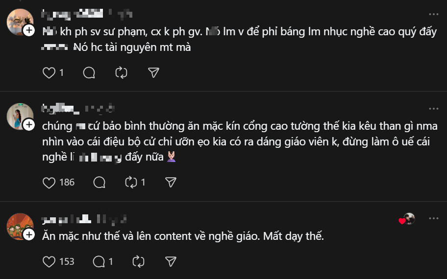 Làn sóng phản đối mạnh mẽ từ dư luận dành cho cô giáo trên TikTok