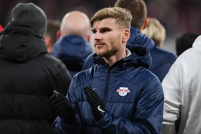 Timo Werner đang tập luyện tại RB Leipzig