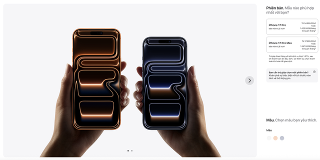Thông tin đặt hàng và giá bán iPhone mới