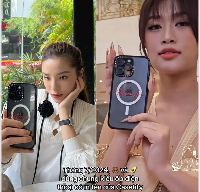 Hai nàng hậu dùng phụ kiện giống nhau