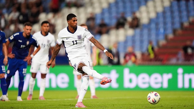 Rashford ghi bàn cho tuyển Anh