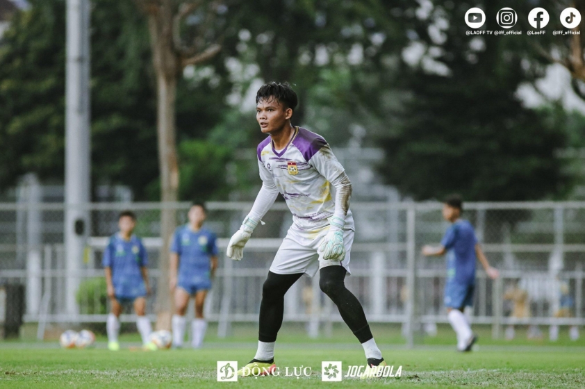 Thủ môn Lào được vinh danh trong trận với Indonesia