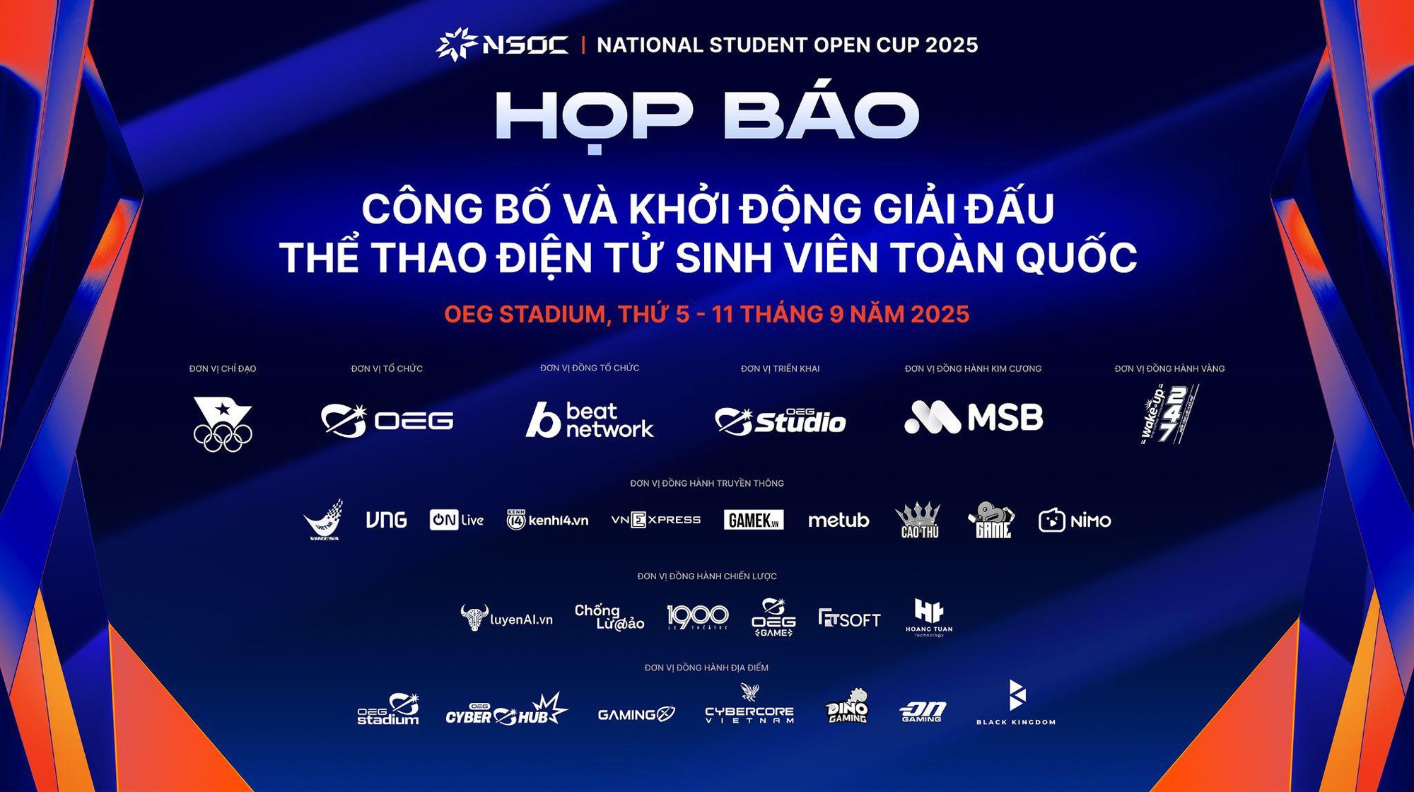 Buổi họp báo NSOC 2025