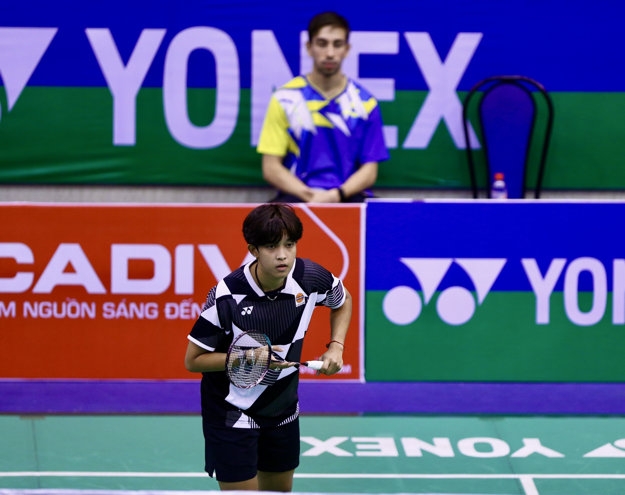 Vũ Thị Trang trên sân đấu Vietnam Open