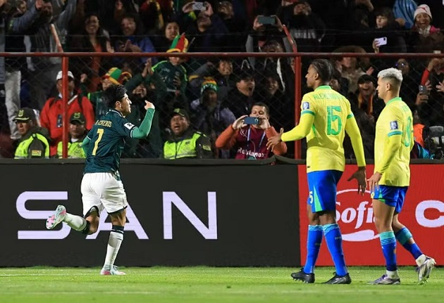 Brazil để thua Bolivia trong trận đấu cuối cùng của vòng loại.