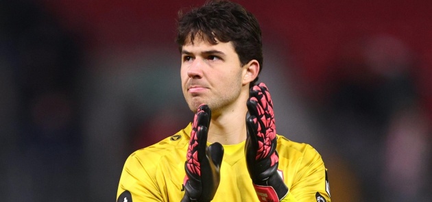 Thủ môn Lammens của Man Utd.