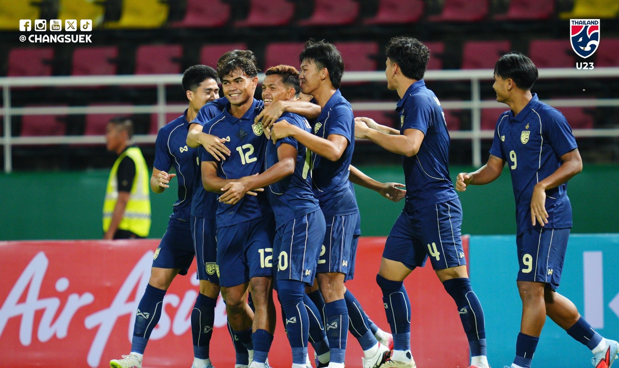 U23 Thái Lan thắng dễ U23 Mông Cổ